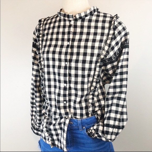 Zara Tops - Zara Plaid Top